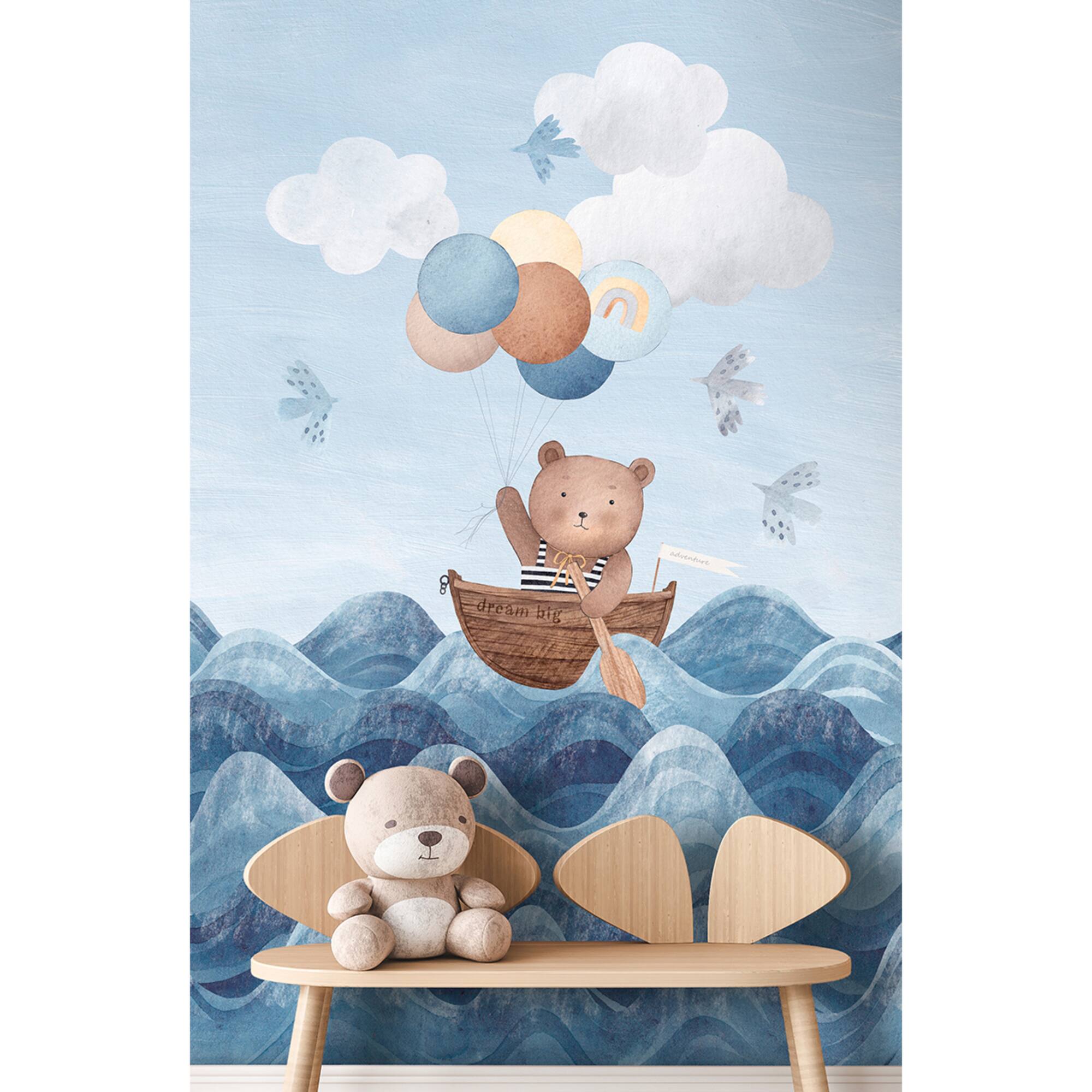Designs Direct Teddys Big Journey Wall Mural